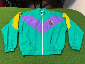 Vintage 1990's Diadora Soccer Jacket HOT ROD HUNDLEY'S CELEBRITY GOLF CLASSIC XL - Picture 1 of 9