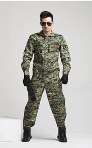 Camouflage jacket & pants Lightweight Clothing Suits for Jungle Hunting,Shooting - Picture 1 of 2