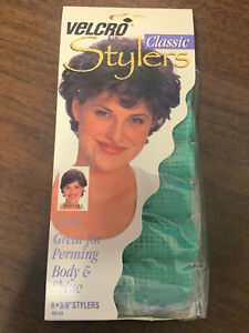 Velcro Classic Stylers Rollers 5/8" Green Hair Styling Perming Body Shine New