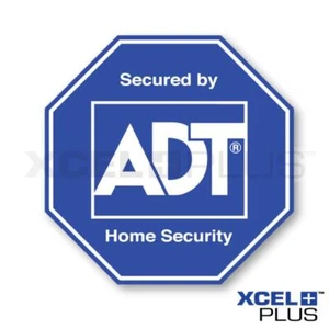 ADT Single/Double-Sided Blue Alarm Window & Van Interior/Exterior Stickers - Picture 1 of 1