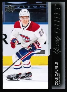 2021-22 Upper Deck #201 cole Caufield Young Guns novato RC Nm-MT+ canadienses - Imagen 1 de 2
