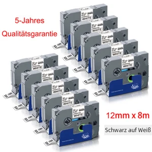 Schriftband TZe-231 12mm für Brother P-Touch PT E100 H105 D200 300 1000 1010 - Bild 1 von 23