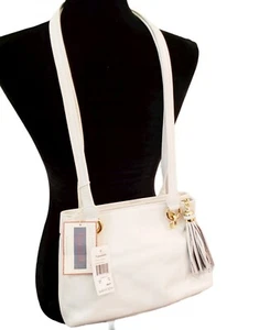 Tignanello Leather Tassel Purse Shoulder Bag Crossbody - Picture 1 of 7