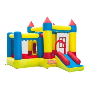 420D Thick Oxford Cloth Inflatable Bounce House Castle Ball Pit Jumper, New L1 - Picture 1 of 16