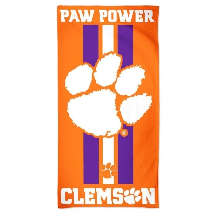Toalla de playa Wincraft Clemson Tigers NCAA 30" X 60" Foto 1 de 1