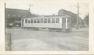 5D505 RP 1945? CONNECTICUT CO CONN CO RAILWAY CAR #1193 JAMES STREET BARN - Picture 1 of 1