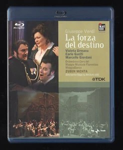 RARE BLU-RAY ★ Verdi : La Forza Del Destino - Zubin Mehta ★ TDK - Picture 1 of 2