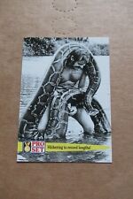 1992 PRO SET GUINESS BOOK OF WORLD RECORDS ~ SLITHERING TO RECORD LENGTHS! #60