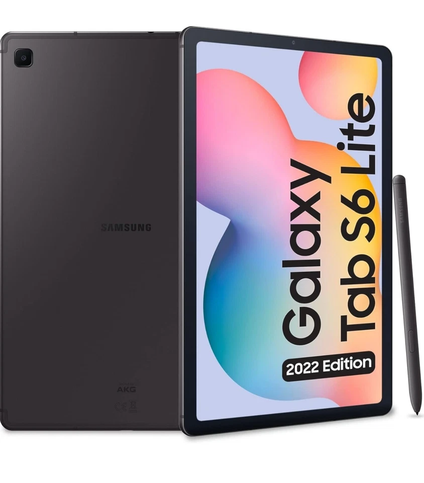 Samsung Galaxy Tab S6 Lite 10.4" 2022 4+64GB WiFi Tablet Grigio + S PEN SM-P613 - Immagine 1 di 1