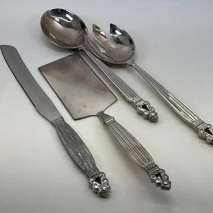 Godinger Silver Plate Olde Copenhagen Lot of 4 Serving Pieces - Picture 1 of 15