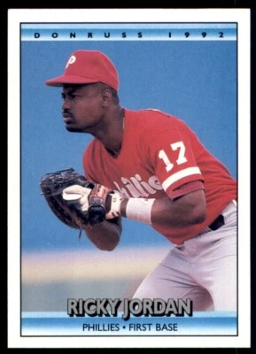 1992 Donruss #458 Ricky Jordan - Image 1 of 2