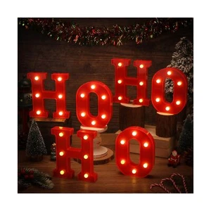 VIHOSE Christmas LED Letter Lights Sign Table Decoration Christmas Light up L... - Picture 1 of 6