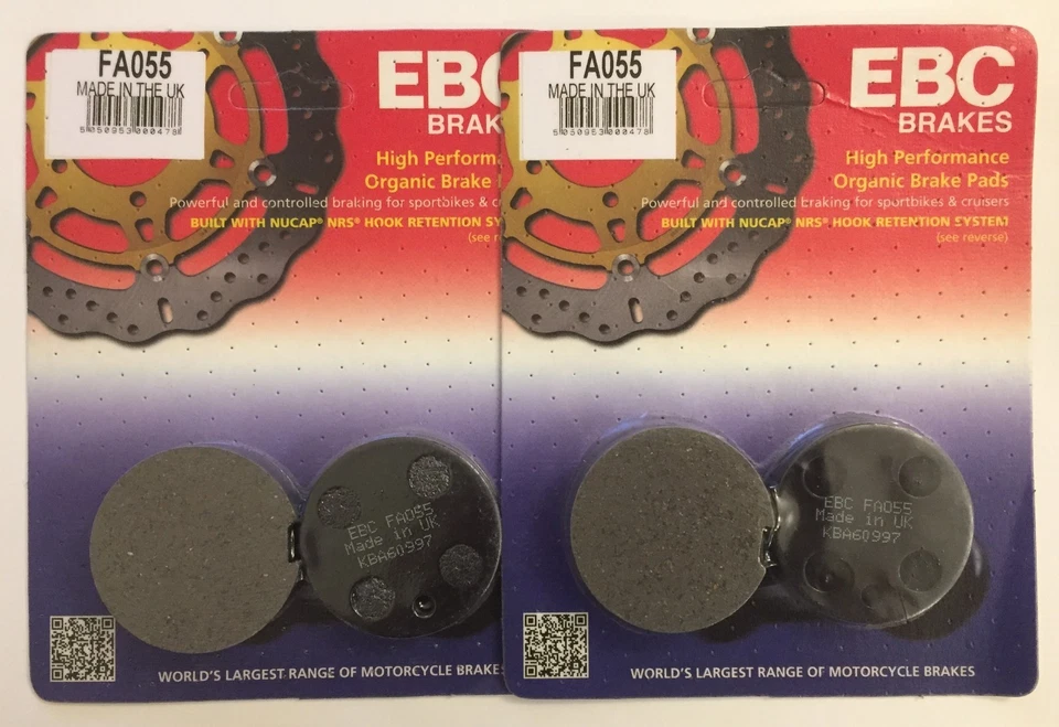 EBC FRONT Disc Brake Pads (2 Sets) For SUZUKI RE5 / GT750 KETTLE (1973 to 1977) - Image 1 of 4