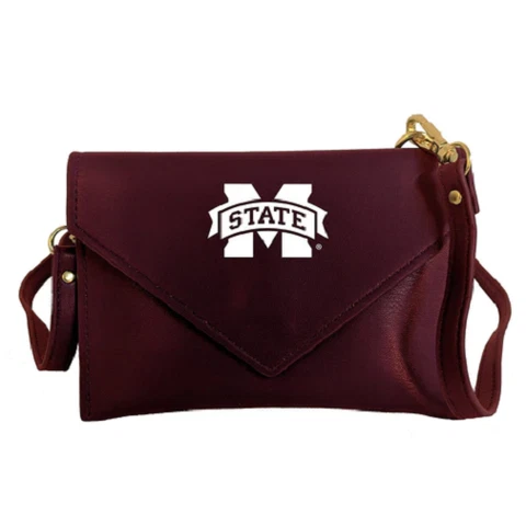 Mississippi State Bulldogs NCAA Kara Crossbody Purse Stadium Approved Cover