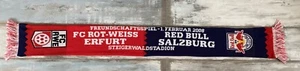 FC Rot-Weiss Erfurt vs Red Bull Salzburg Fan Schal ⚽️ Begegnungsschal 01.02.2008 - Bild 1 von 3