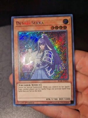 Yu-Gi-Oh! TCG Denko Sekka Battles of Legend: Light's Revenge BLLR-EN052 1st... - Image 1 of 4