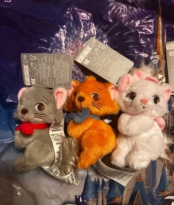 Disney Parks The Aristocats Keychain plushies WDW 2025 - Image 1 of 2