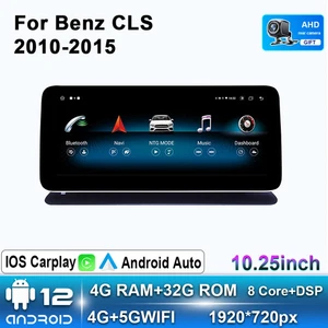 For Mercedes Benz CLS Class C218 W218 X218 2010-2018 Car Radio GPS Player Screen - Picture 1 of 33