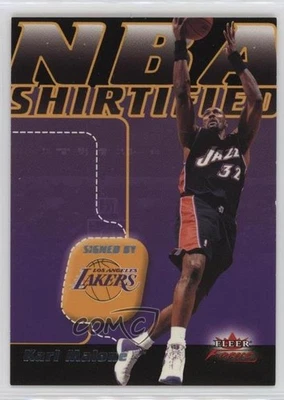 2003-04 Fleer Focus NBA Shirtified /750 Karl Malone #19NS HOF - Image 1 of 2
