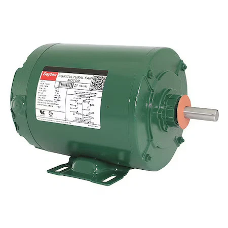 Dayton 1Ybv8bg Agricultural Fan Motor,  Split-Phase,  1/2 Hp,  115/230V Ac,  1, - Image 1 of 1