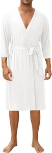Leichter Kimono Spa Morgenmantel Herren - Bild 1 von 3