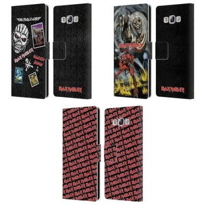 CUSTODIA PORTAFOGLIO LIBRO PELLE GRAFICA IRON MAIDEN UFFICIALE PER TELEFONI SAMSUNG 3 - Foto 1 di 9