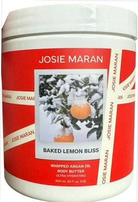 Josie Maran Whipped Argan Oil 20 OZ BODY BUTTER BAKED LEMON BLISS FREE SHIPPING  - Image 1 of 4