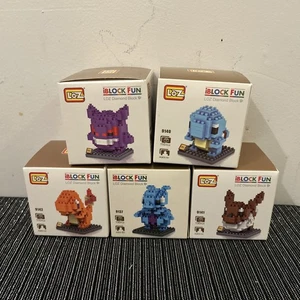 Lot Of 5 Pokémon iBlock Fun LOZ Diamond Block New - Picture 1 of 4