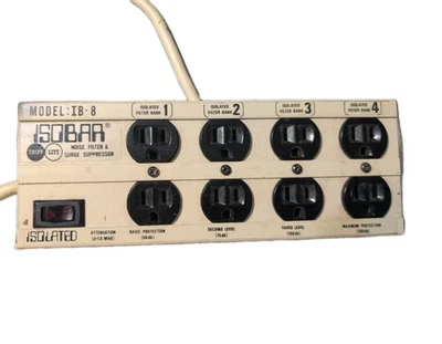 Tripp Lite Isobar Model IB-8 Isolated Noise Filter & Surge Suppressor Upto 120db - Image 1 of 3