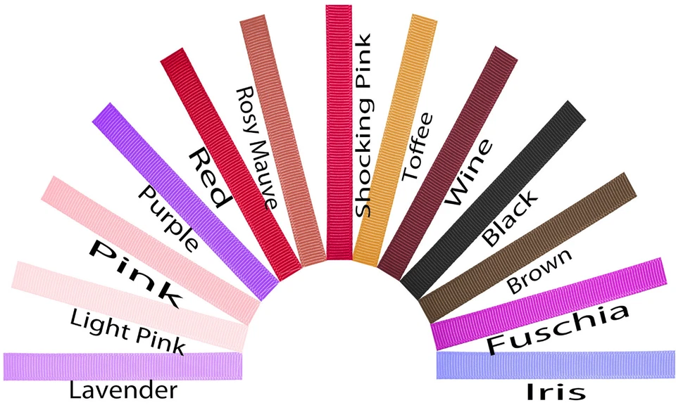 New 3/8" 5 YARDS solid grosgrain RIBBON craft BOWS scrapbooking korker POLYESTER - Image 1 of 1