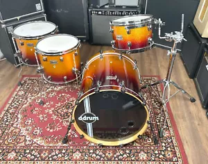 More details for ddrum dominion maple shell pack in tequila sunrise sparkle (pre-owned)