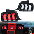 LED Tail Lights for Ford Mustang 2005-2009 S-197 5th Gen Sequential Rear Lamps