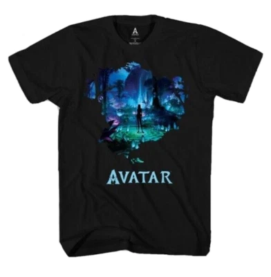 20th Century Studio's~ NUEVA♈Camiseta estampada SS para hombre talla 2XL ~avatar negra Foto 1 de 4