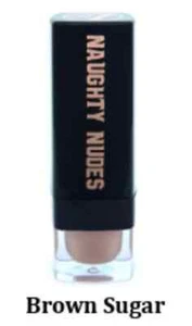 W7 London Naughty Nudes Natural Nude Lipstick 3.5g - Brown Sugar Shade - Picture 1 of 1