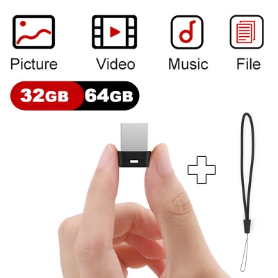Lote 32GB 64GB Mini USB 2.0 Flash Drive Memory Stick Pen Drive Almacenamiento de archivos Foto 1 de 4