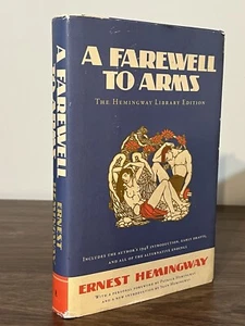 A Farewell To Arms Hemingway Library Edition Signed - Picture 1 of 7