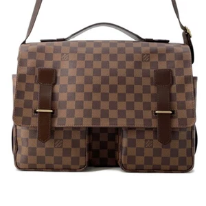 LOUIS VUITTON Broadway Damier Ebene tela rosso N42270 - Foto 1 di 15
