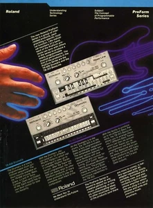 1982 Roland Electronics Drumatix Boss Line Mixers PRINT AD Xmas Gift Idea (2091) - Picture 1 of 1