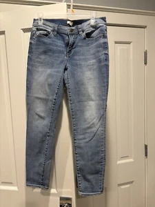 J. Crew Women's Jeans Blue Size 29 Stretch Straight Leg Mid Rise - Picture 1 of 4