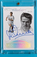 2015-16 Panini Flawless Soccer Legendary Signatures Michael Owen Auto 18/25