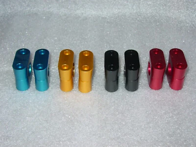 4130 CR-MO Double Clamp Slant Stem Redline Cook Bros Tuf Neck ACS Pro Gooseneck - Image 1 of 4