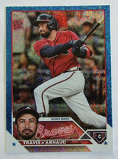 2023 Topps Blue Foilboard Travis D'arnaud Atlanta Braves #483