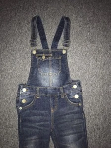 GIRLS Overalls Cherokee JEANS BLUE BIB Size XS SLIM Fit Sandblasted - Picture 1 of 6