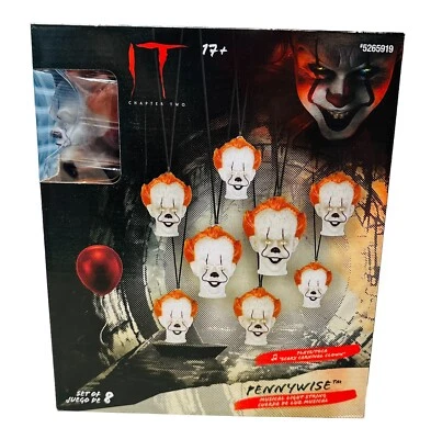 Halloween Penny Wise IT Juego de 8 Cuerdas Luces Payasos Musical Luz Terror Foto 1 de 4