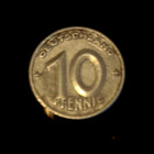10 Pfennig Münze aus dem Umlauf 1949 A DDR sehr schön erhalten