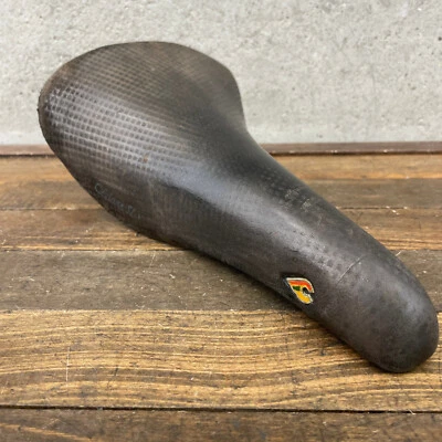 Vintage Cinelli Volare SLX Seat Perforated Saddle   1980s Black Lightning  BMX - Image 1 of 4