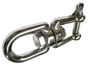 16mm STAINLESS STEEL MARINE LARGE EYE HOOK with SAFETY CATCH boat rope deck - Picture 1 of 2