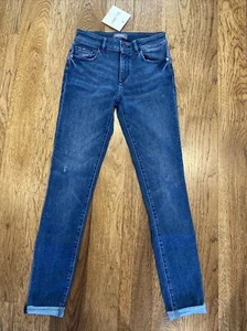 Jeans donna DL1961 tg 25 Firenze Instasculpt vita media caviglia skinny med.. lavaggio - Foto 1 di 6