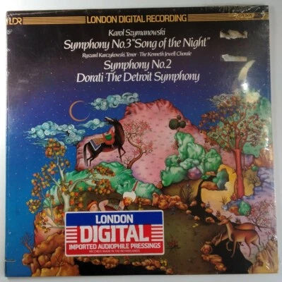 Karol Szymanowski NO 3 SEALED Rare Vinyl LP London LDR71026 Dorati Detroit Jewel Foto 1 de 4