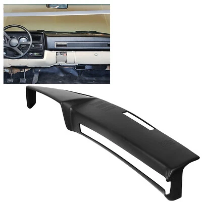 BLK Dash Cover Cap FOR 1981-87 Chevy GMC Full Size Pickup 1981-91 Chevy GMC SUV - Image 1 of 4